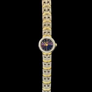 Citizen Vintage Quartz Ladies Analog Watch in Royal Blue, Silver and Gold